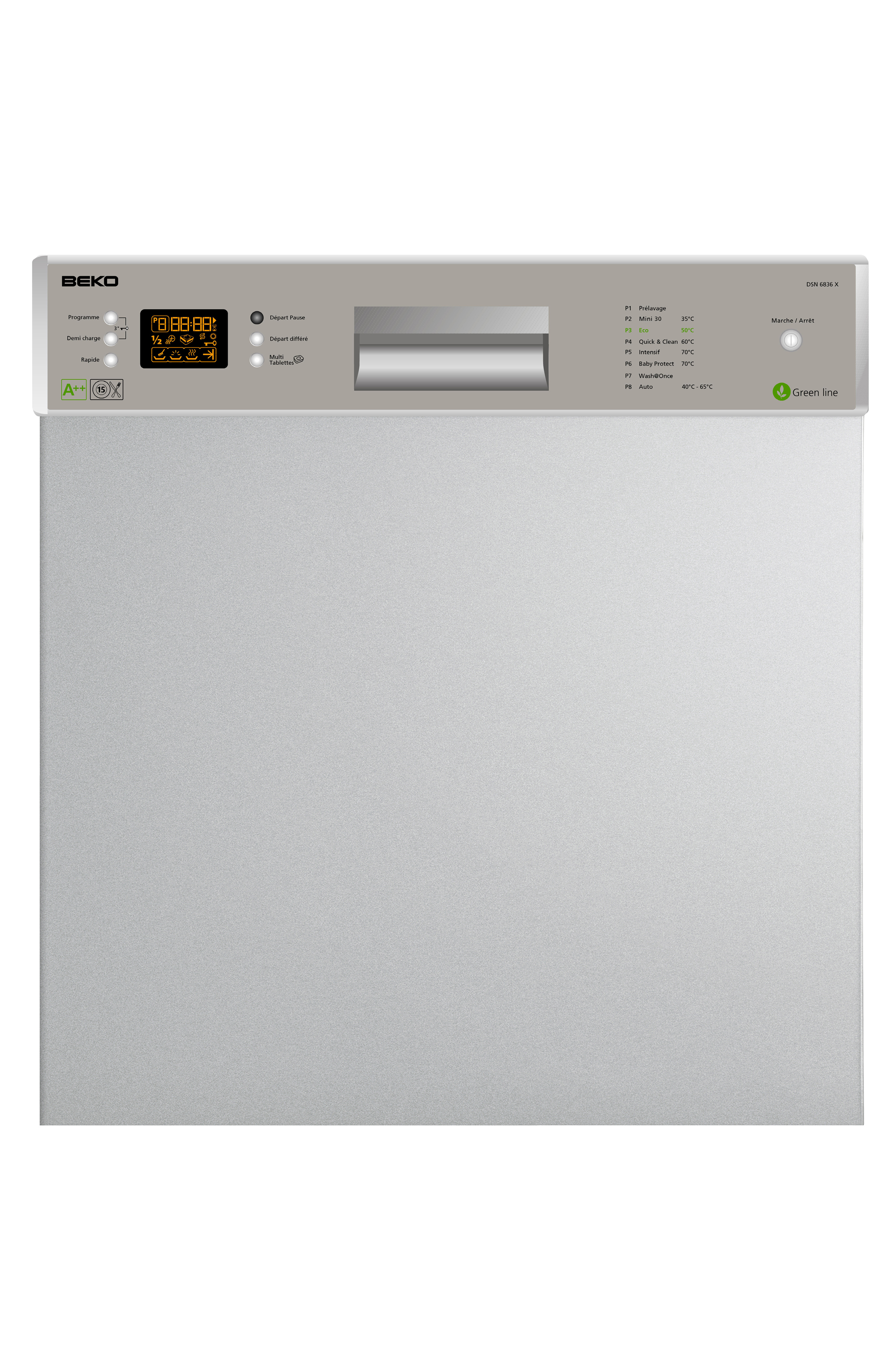 Beko DSN6836X — vue 1 sur 2