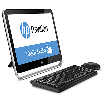 HP Pavilion 23-p011a Intel® Core™ i3 i3-4130T 58.4 cm (23″) 1920 x 1080 pixels Touchscreen All-in-One PC 8 GB DDR3L-SDRAM 1 TB HDD NVIDIA® GeForce® 810A Windows 8.1 Wi-Fi 4 (802.11n) Black, Silver image 1