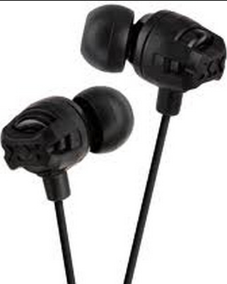 JVC HA-FX101-B headphones/headset Wired In-ear Black image 1