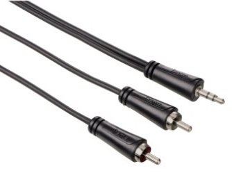 Hama 00122294 cavo audio 075 m 3.5mm RCA Nero