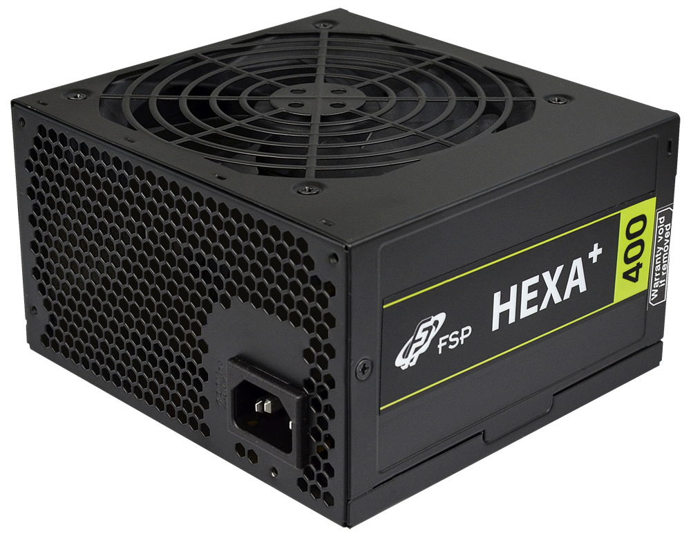 FSP Hexa+ 400 power supply unit 400 W 20+4 pin ATX ATX Black image 1