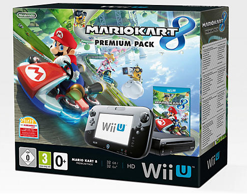 Nintendo Wii U 32GB + Mario Kart 8 Premium — vue 1 sur 4