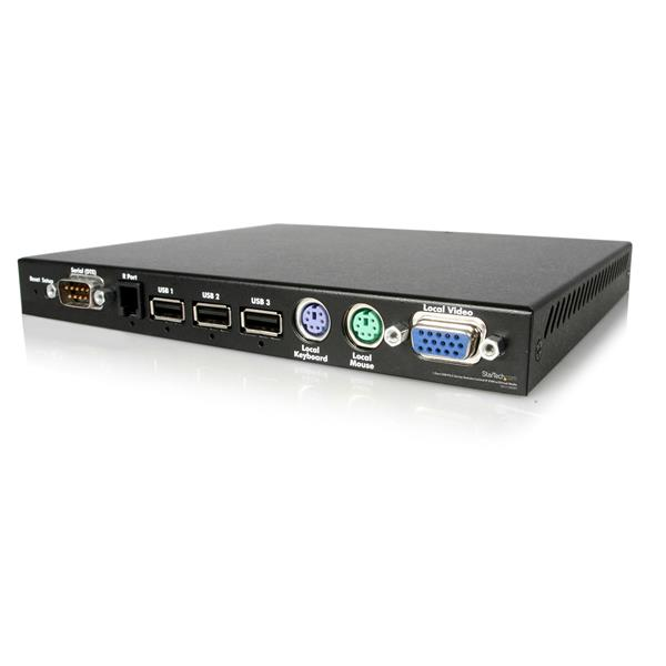 StarTech.com 1 Port USB PS/2 Server Remote Control IP KVM w/Virtual Media & Serial
