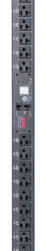 APC Rack PDU, Metered, Zero U, 5.7kW, 120V power distribution unit (PDU) Black