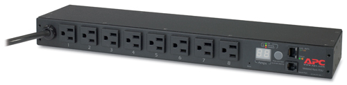 APC Rack PDU, Metered, 1U, 15A, 100/120V grenuttag