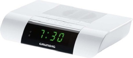 Grundig KSC 35 Klockradio Vit