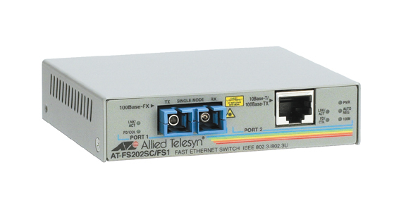 Allied Telesis AT-FS202 network media converter 100 Mbit/s
