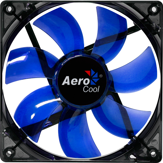 Aerocool Lightning 12cm Computer case Fan Blue image 1