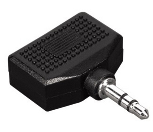 Hama 3.5mm - 2 x 3.5mm M/F Nero