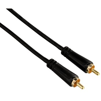 Hama 00122266 cavo audio 15 m RCA Nero