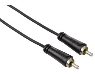 Hama 1.5m RCA m/m cavo audio 15 m Nero
