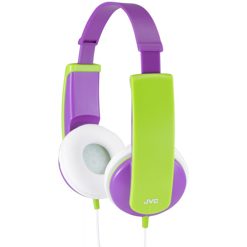 JVC HA-KD5 Headphones Wired Head-band Music Green, Violet image 1