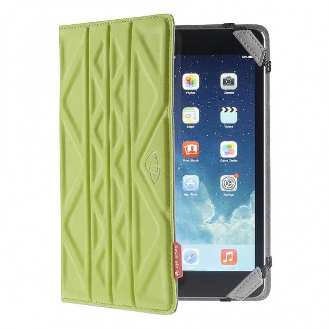 Techair 7-inch Flip & Reverse Universal Tablet Case in Green & Grey - TAXUT020