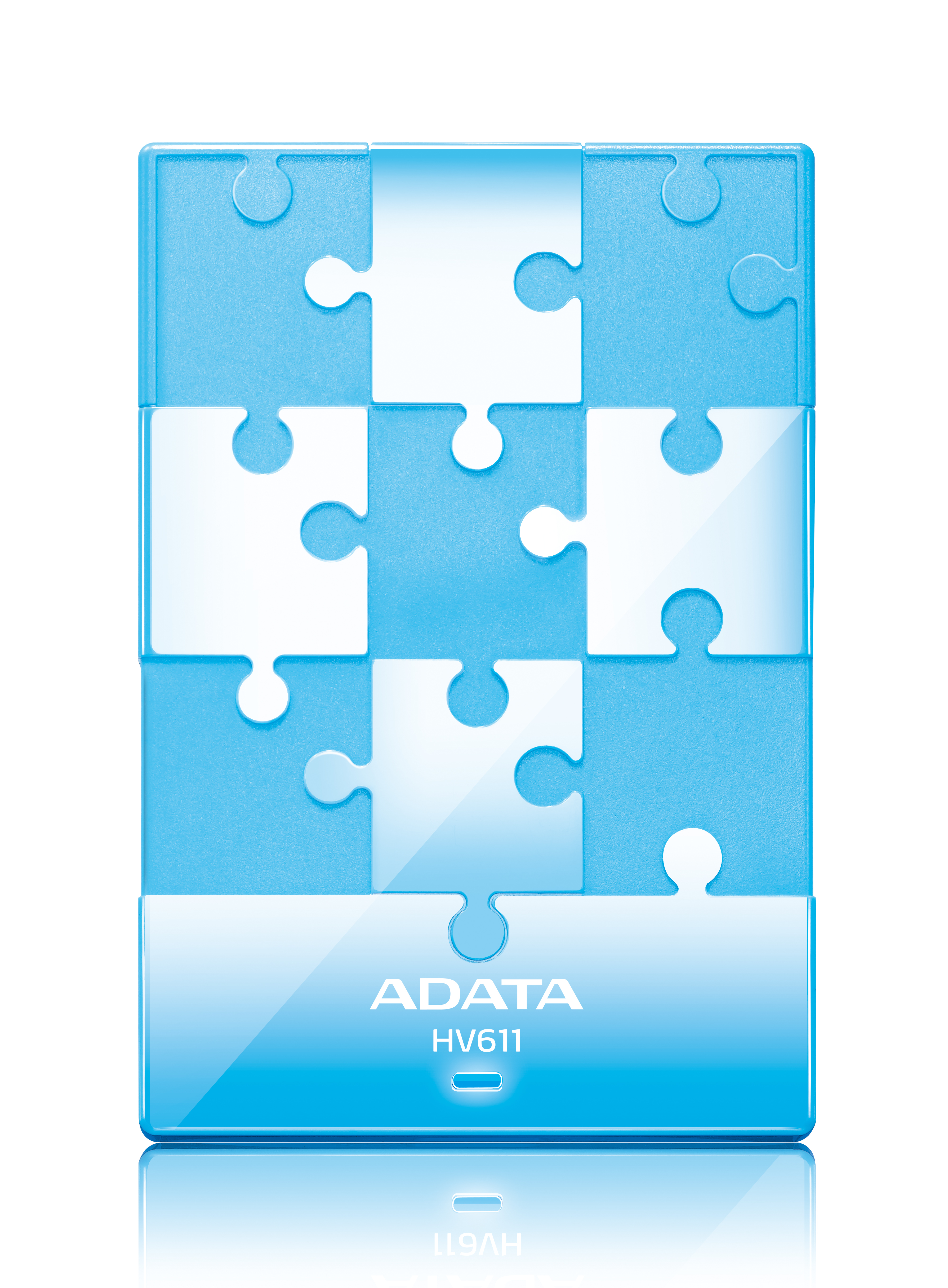 ADATA HV611 1TB external hard drive 2.5″ Micro-USB B 3.2 Gen 1 (3.1 Gen 1) Blue image 1