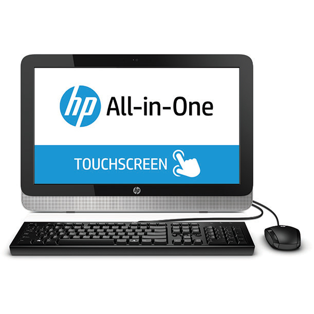 HP 22-2031d Intel Pentium G G3250T 54.6 cm (21.5″) 1600 x 900 pixels Touchscreen All-in-One PC 4 GB DDR3-SDRAM 500 GB HDD Windows 8.1 Black, Silver image 1