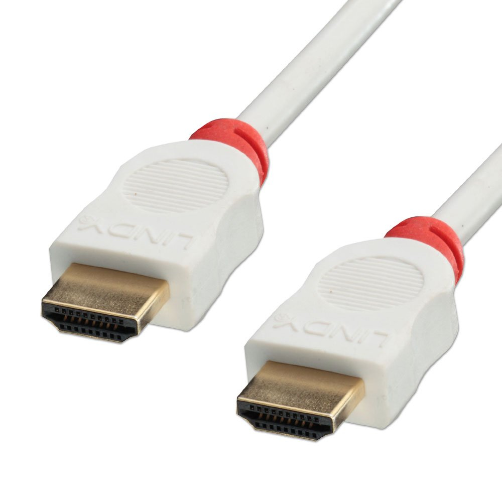 Lindy 41414 HDMI-kabel 4,5 m HDMI Typ A (standard) Röd, Vit