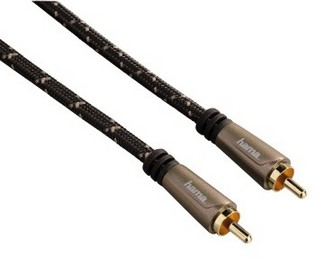 Hama 3m RCA cavo audio Bronzo