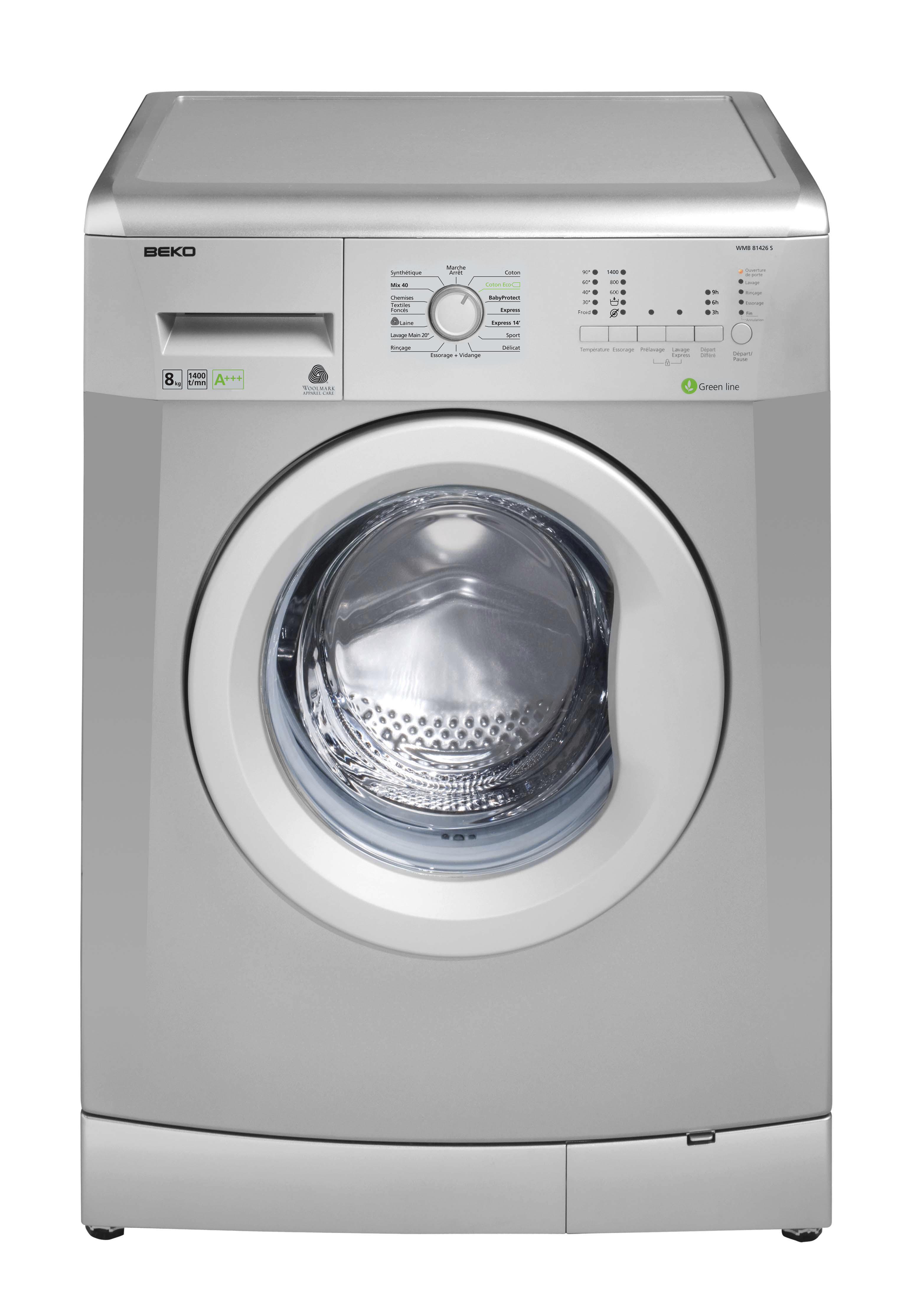 Beko WMB81426S — vue 1 sur 1