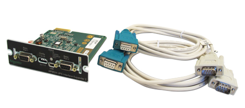 Schneider AP9624 UPS Interface Expander 2 - Remote management adapter - SmartSlot - RS-232 x 2