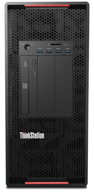 Lenovo ThinkStation P900 Intel Xeon E5 v3 E5-2620V3 8 GB DDR4-SDRAM 1 TB Hybrid-HDD Windows 7 Professional Tower Workstation Black image 1