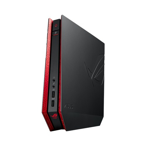 ASUS ROG GR8-R047R PC/workstation Intel® Core™ i7 i7-4510U 8 GB DDR3L-SDRAM 1 TB HDD NVIDIA® GeForce® GTX 750 Ti Windows 8.1 Desktop Black, Red image 1
