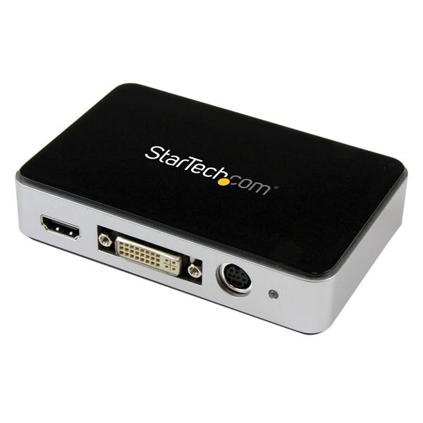 StarTech.com USB 3.0-videoinspelningsenhet - HDMI/DVI/VGA/komponent HD-videoinspelare - 1080p 60 fps