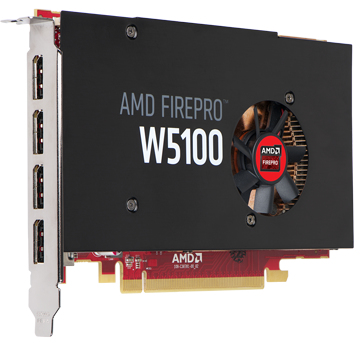 DELL 490-BCGG graphics card AMD FirePro W5100 4 GB GDDR5