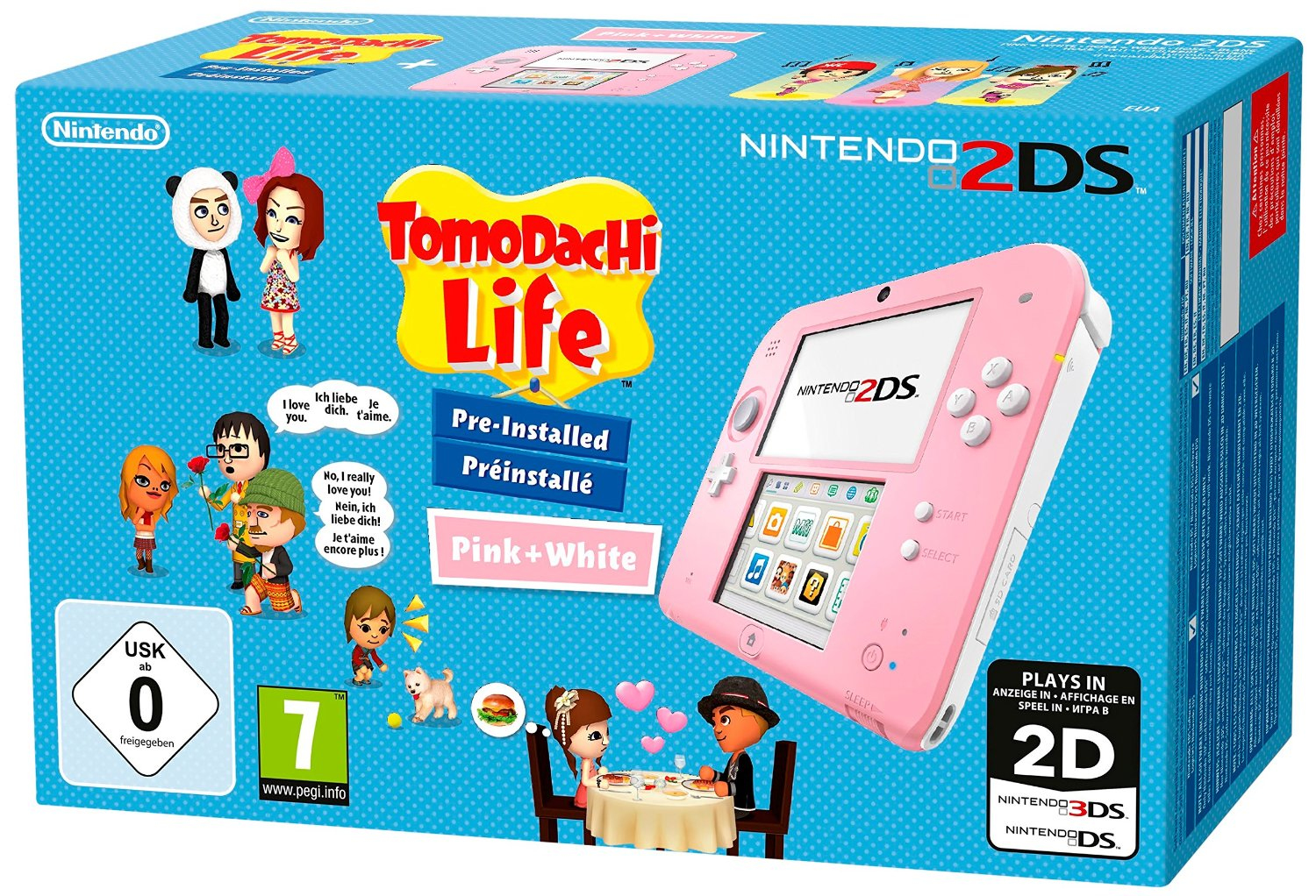 Nintendo 2DS + Tomodachi Life — vue 1 sur 4