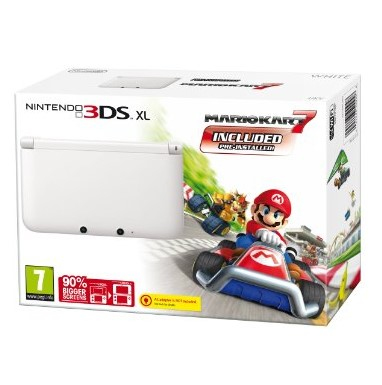 Nintendo 3DS XL White Mario kart — vue 1 sur 2