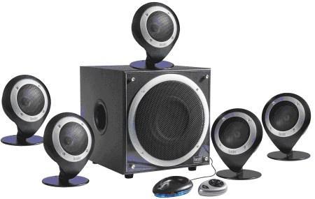 Hercules XPS-5.101 Black speaker set 5.1 channels 5 W image 1