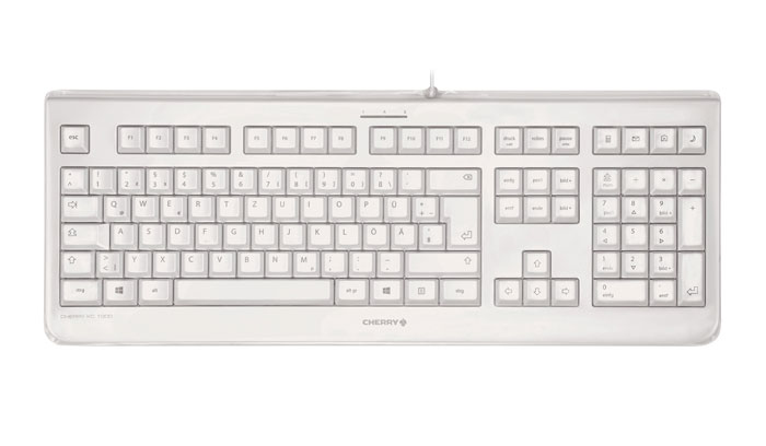 CHERRY KC 1068 keyboard USB Swiss Grey