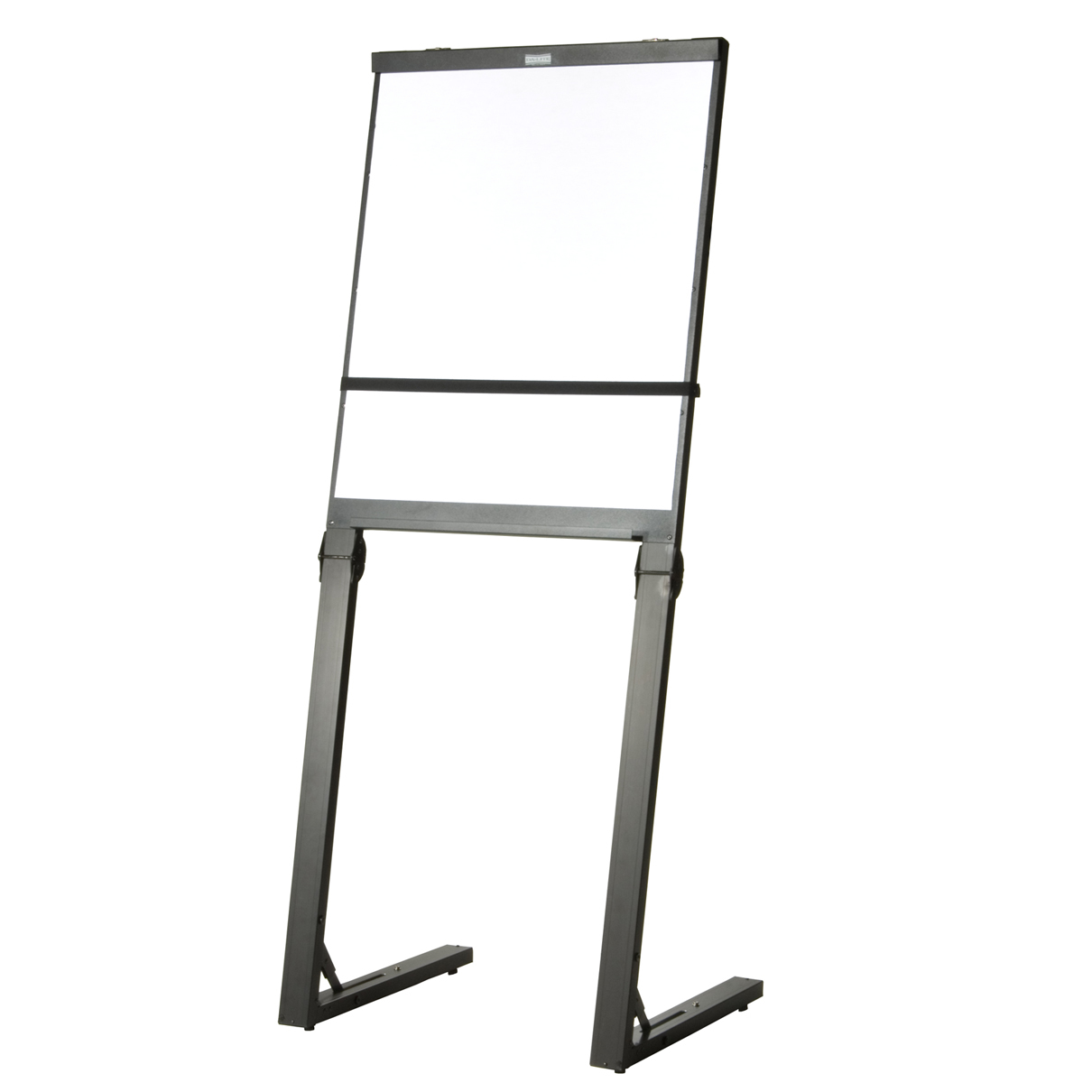 Da-Lite Designer - Easel - floor-standing - for 27 in x 34.02 in - enamel steel - magnetic - black