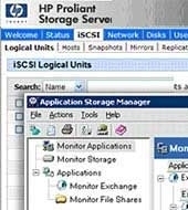 HP ProLiant Storage Server iSCSI Replication Standalone Edition Network storage