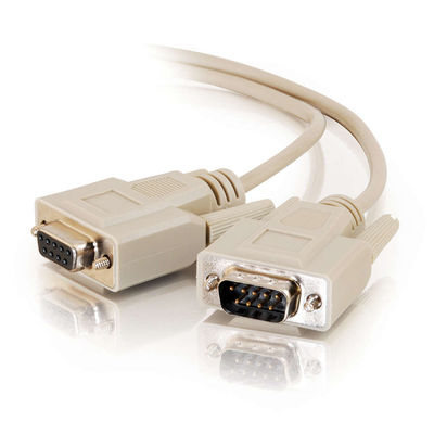 100FT DB9 M/F EXTENSION CABLE - BEIGE