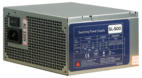 Lindy 73263 power supply unit 500 W Grey image 1