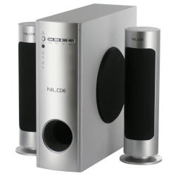 Nilox NX-sp202 speaker set 28 W Grey 2.1 channels image 1