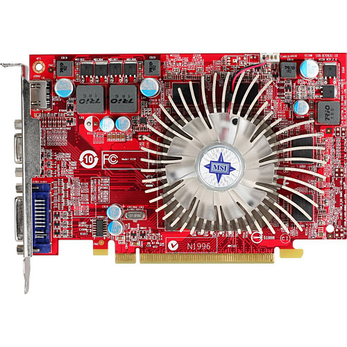 MSI R4670-MD512/D3 graphics card GDDR3
