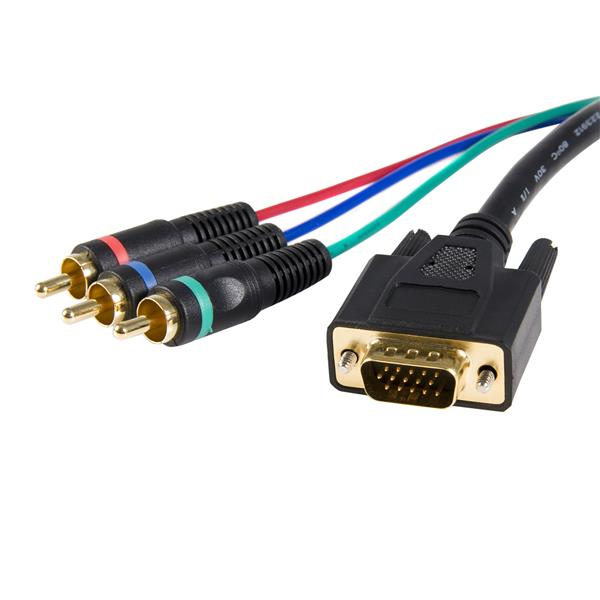 Adaptador de Video VGA a RCA 91cm Startech. HD15CPNTMM3