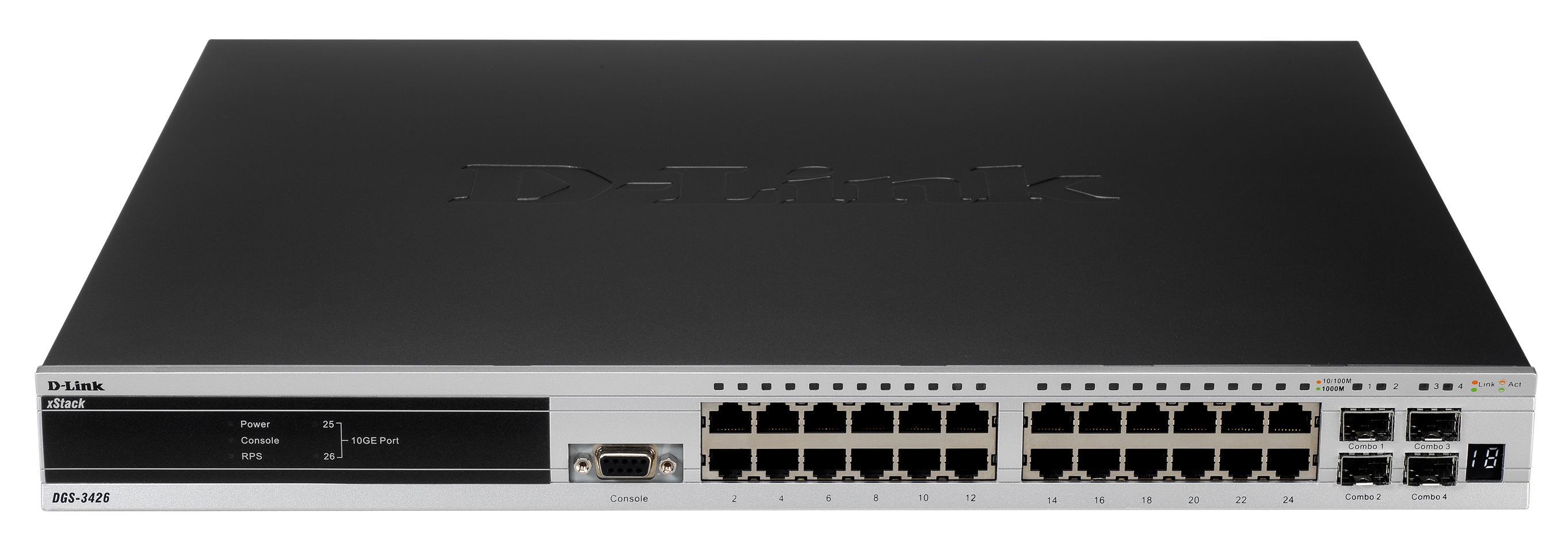 D-Link DGS-3426 network switch Managed Black