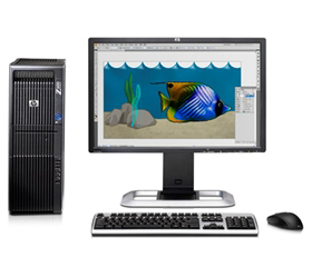 HP Z600 + DreamColor LP2480zx Intel® Xeon® 5000 Sequence E5530 6 GB DDR3-SDRAM Tower Workstation
