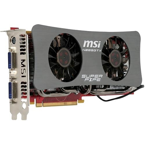 MSI N285GTX SuperPipe 2G NVIDIA GeForce GTX 285 2 GB GDDR3
