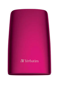 Verbatim 2.5'' Portable Hard Drive USB 2.0 Hot Pink 500GB external hard drive 5400 RPM 2.5"