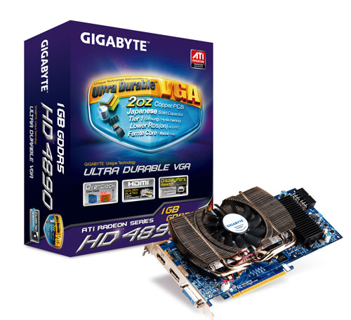 GIGABYTE GV-R489OC-1GD graphics card AMD 1 GB GDDR5