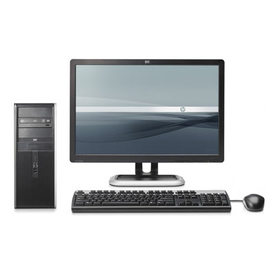 HP dc7900 MT + L1950g Intel® Core™2 Quad Q9400 3 GB DDR2-SDRAM 500 GB Intel® GMA 4500M Windows Vista Business Mini Tower PC