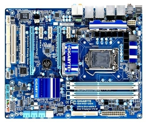 GIGABYTE P55-UD4 Intel® P55 LGA 1156 (Socket H) ATX