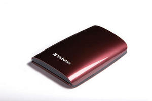 Verbatim 2.5'' Portable Hard Drive USB 2.0 Executive 500GB - Claret Red external hard drive 5400 RPM 2.5"
