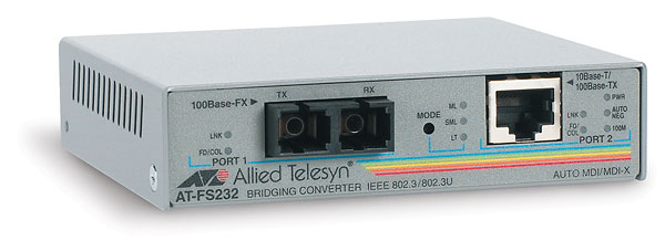 Allied Telesis AT-FS232SC/1 network media converter 100 Mbit/s