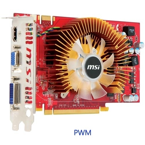 MSI N9800GT-MD1G PWM GeForce 9800 GT 1 GB GDDR3