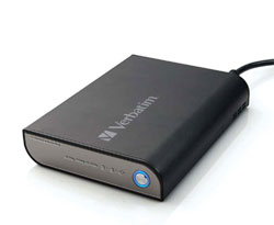 Verbatim Quad Interface 1TB. Formatted HFS+ for Mac OS external hard drive 7200 RPM 3.5" USB 2.0 Black