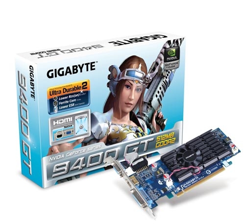 GIGABYTE N94T-512I graphics card GDDR2